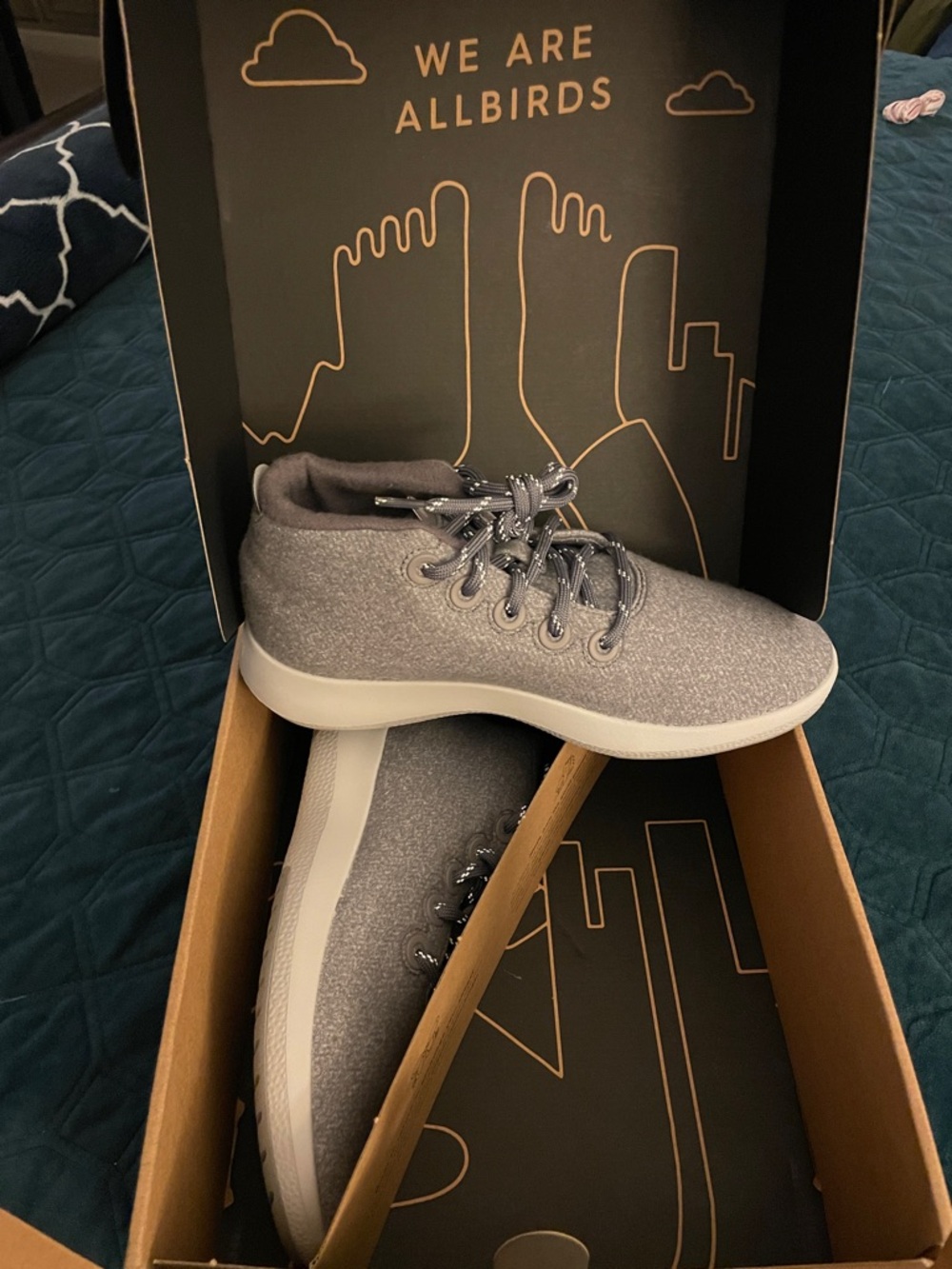 allbirds women’s wool runner up mizzle medium grey Sneakers size 9